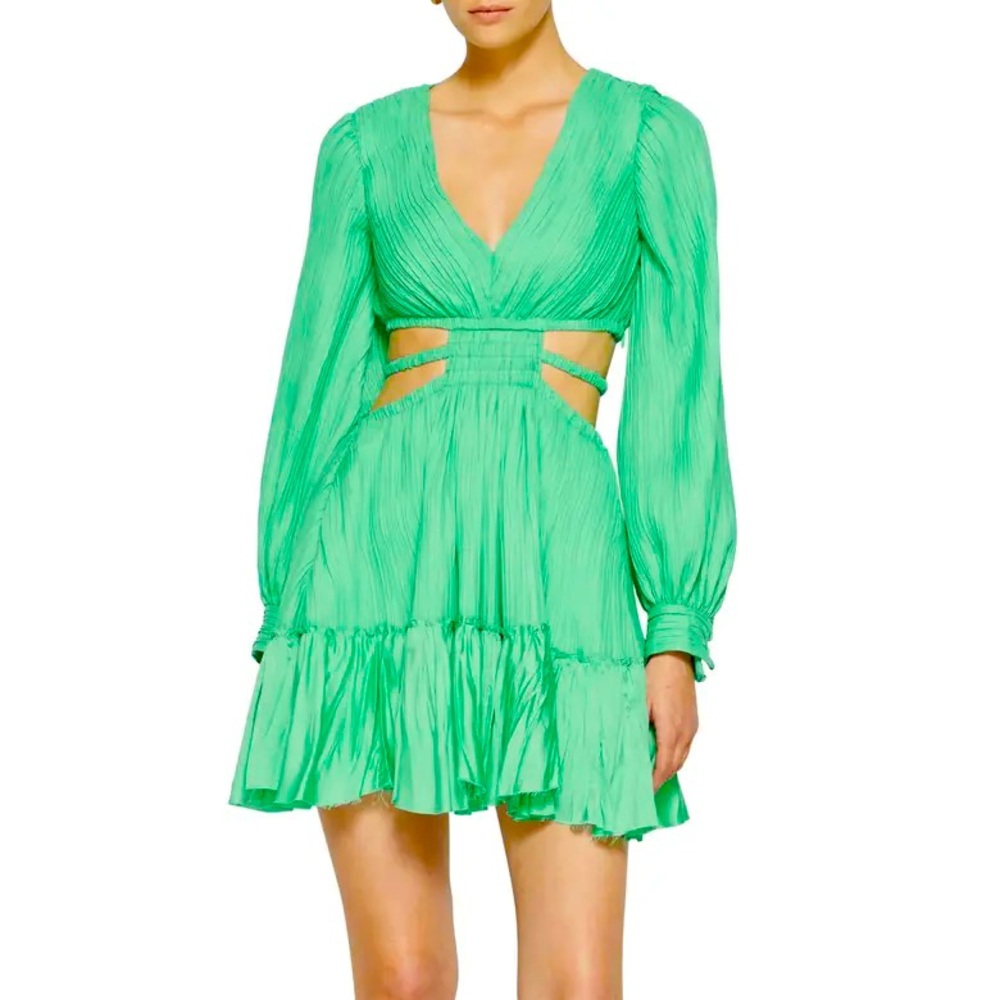 JONATHAN SIMKHAI - Londyn Cutout Long Sleeve Minidress